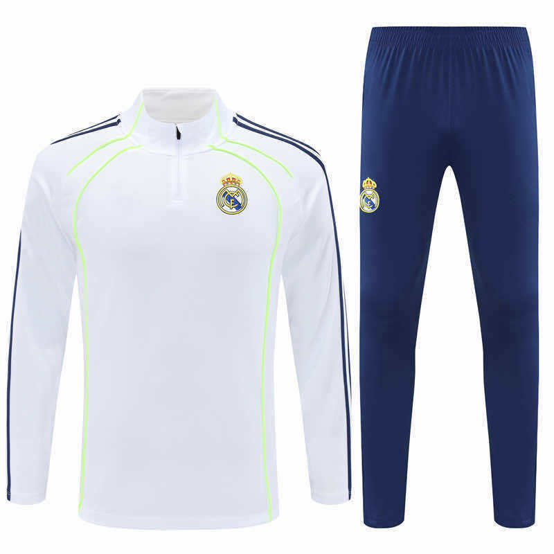 2526 season Real Madrid CF Half zip training suit set