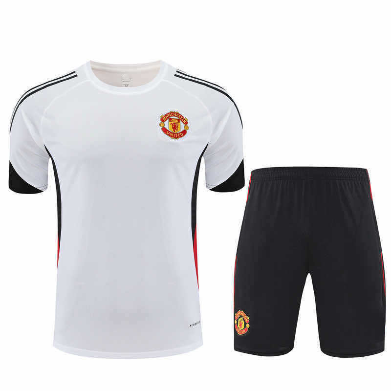 2526 season Manchester United F.C. Training clothes suit Short sleeve Fan version