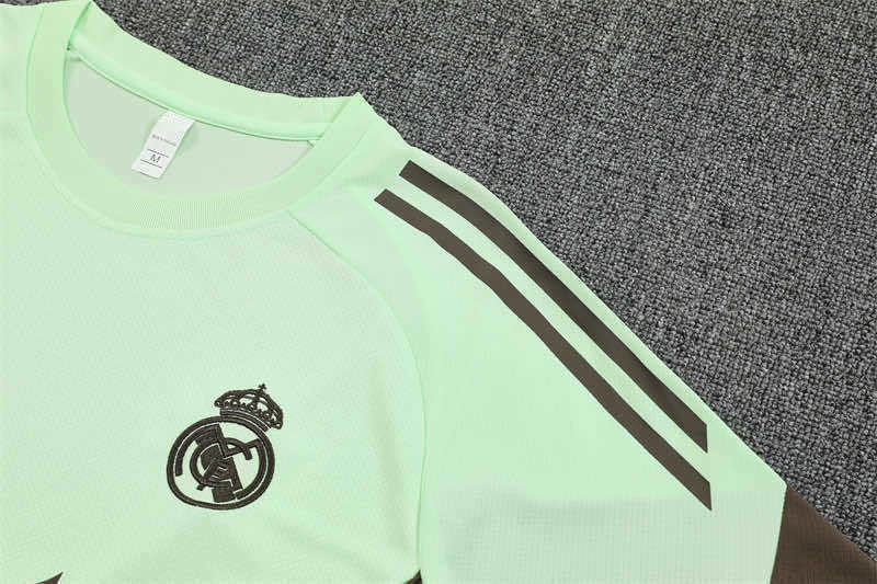 2526 season Real Madrid CF Training clothes suit Short sleeve Fan version