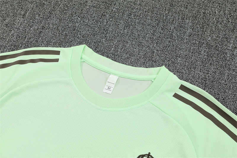 2526 season Real Madrid CF Training clothes suit Short sleeve Fan version