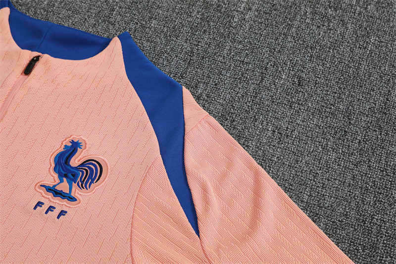2526 season France Half zip training suit set