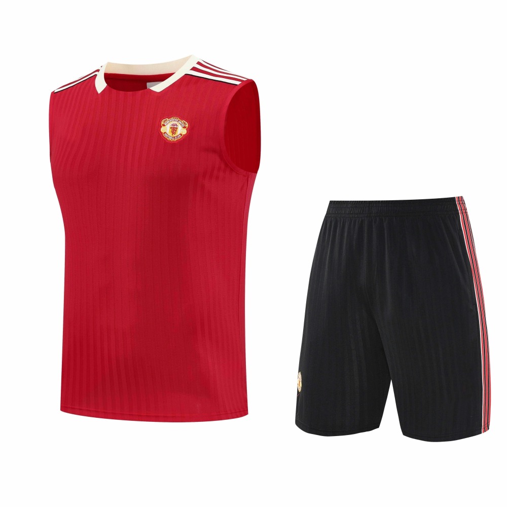 2526 season Manchester United F.C. Training clothes suit vest Fan version