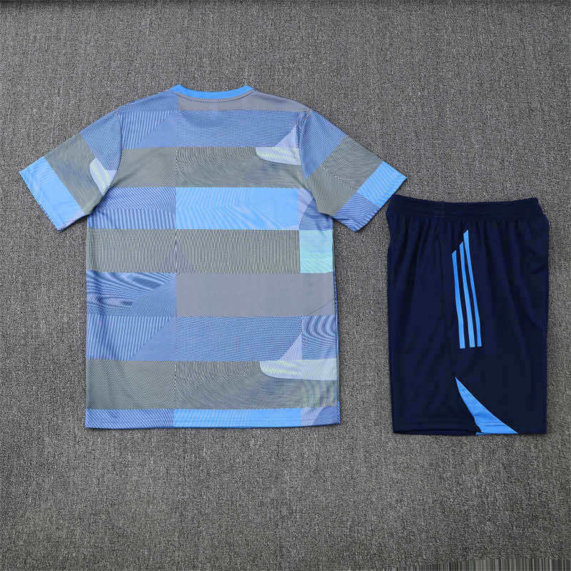 2526 season Real Madrid CF Training clothes suit Short sleeve Fan version