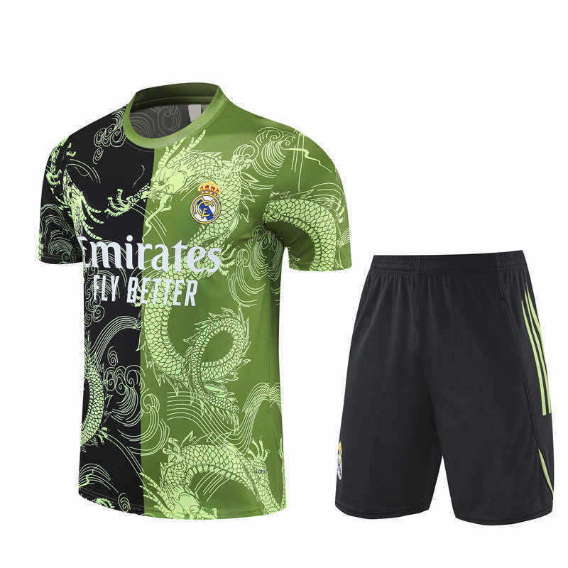 2526 season Real Madrid CF Training clothes suit Short sleeve Fan version