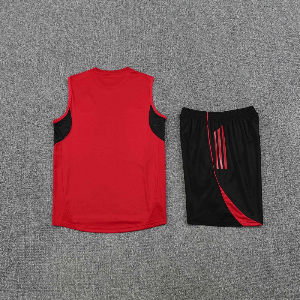 2526 season Manchester United F.C. Training clothes suit vest Fan version