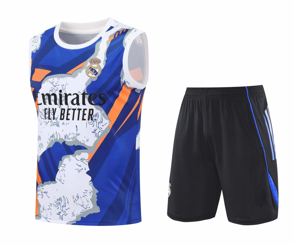 2526 season Real Madrid CF Training clothes suit vest Fan version
