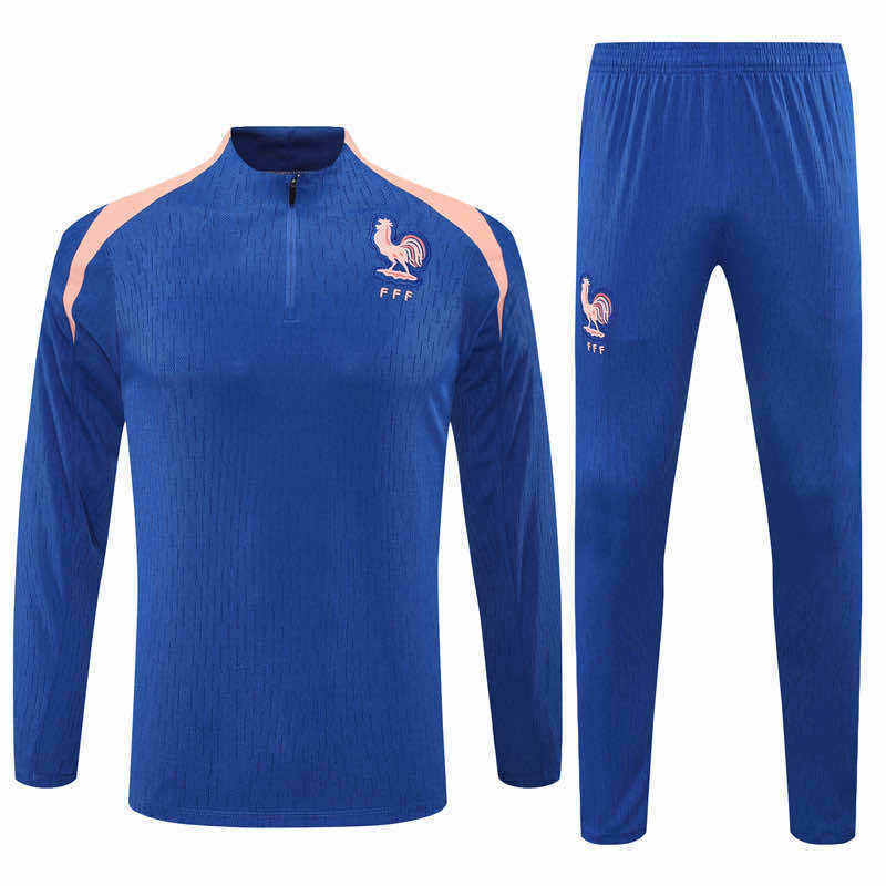2526 season France Half zip training suit set