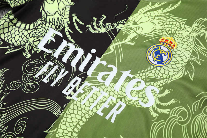 2526 season Real Madrid CF Training clothes suit Short sleeve Fan version