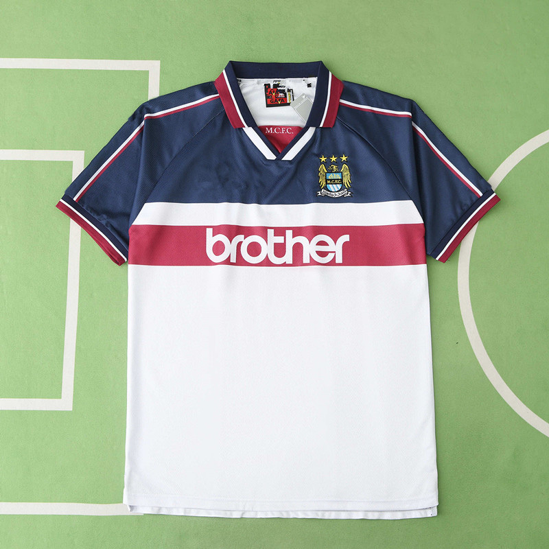 9798 season Manchester City F.C. away retro Fan version