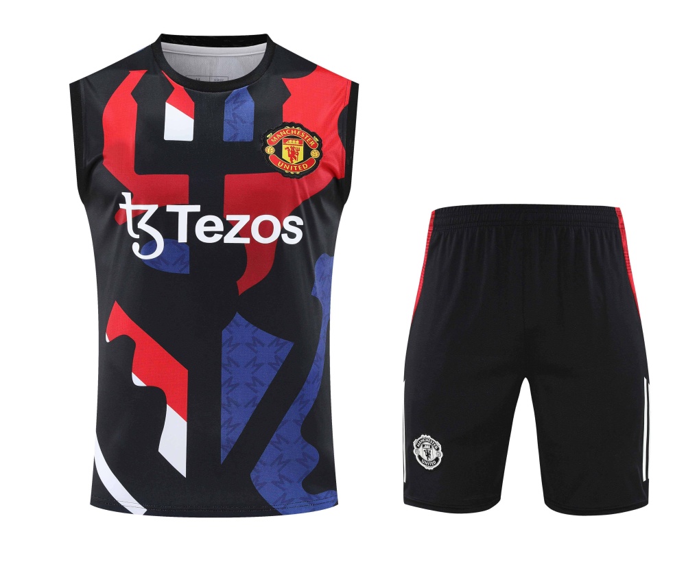 2526 season Manchester United F.C. Training clothes suit vest Fan version