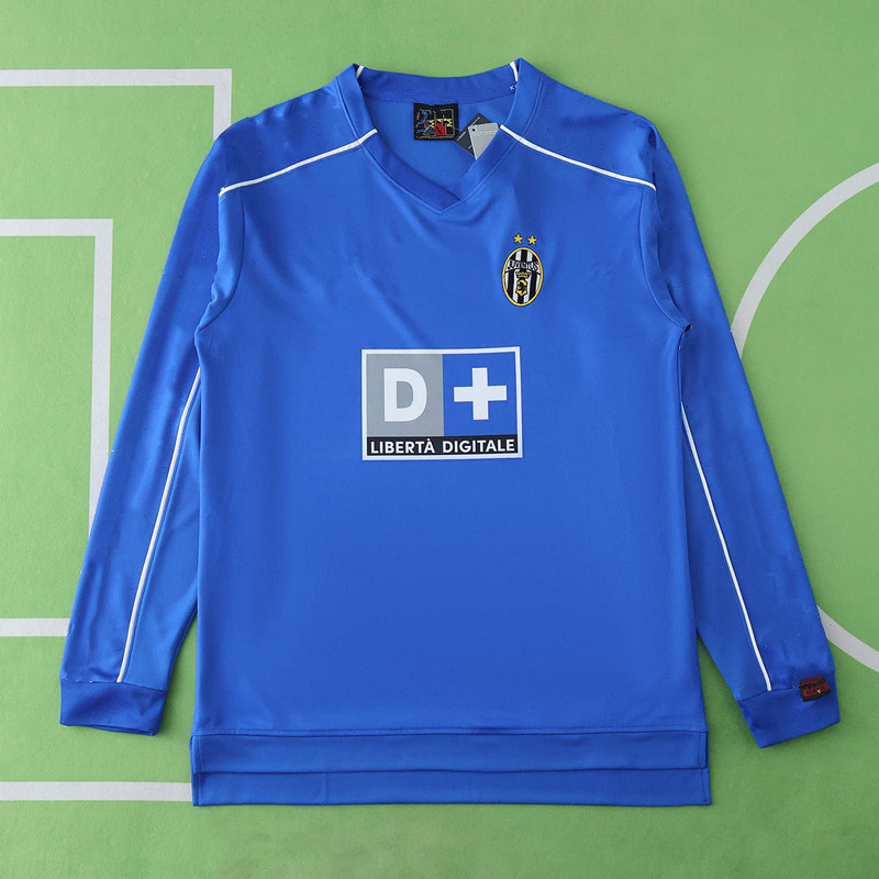 9900 season Juventus F.C. away Long sleeved retro Fan version