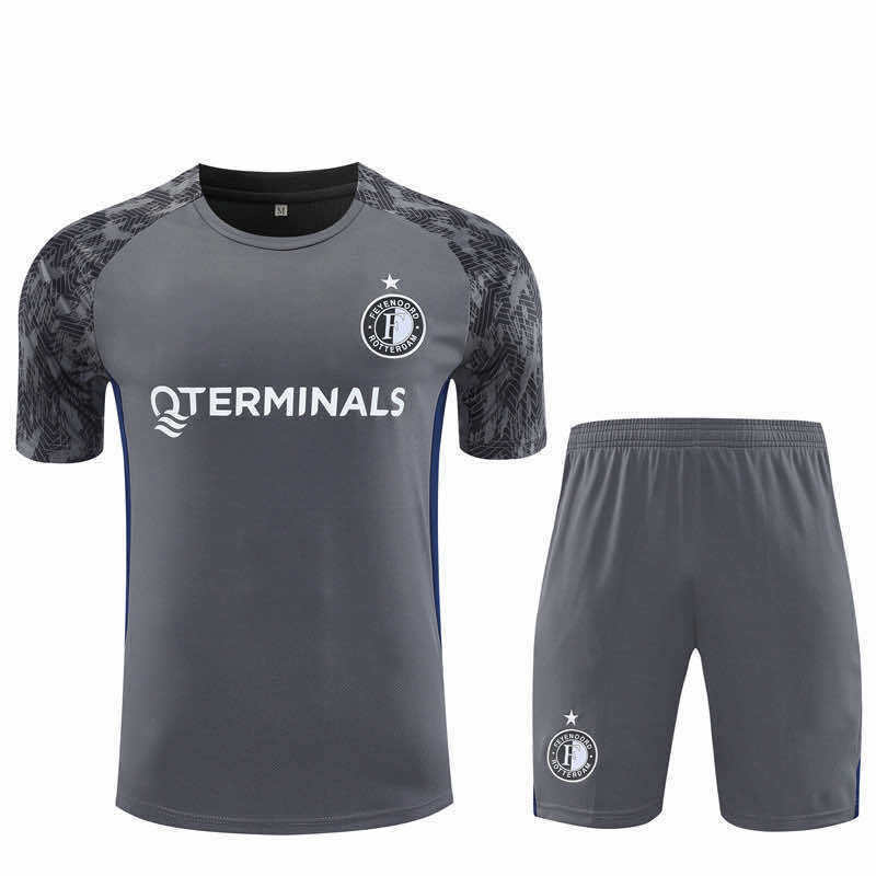2526 season Feyenoord Training clothes suit Short sleeve Fan version
