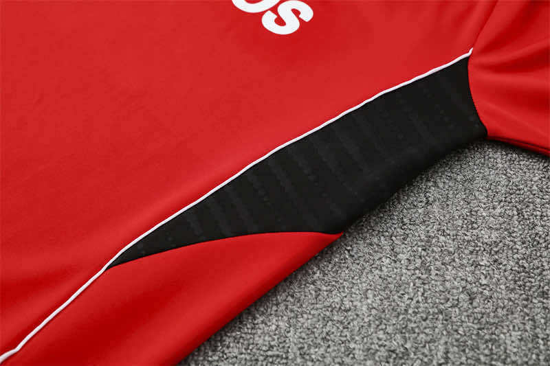 2526 season Manchester United F.C.  Half zip training suit set