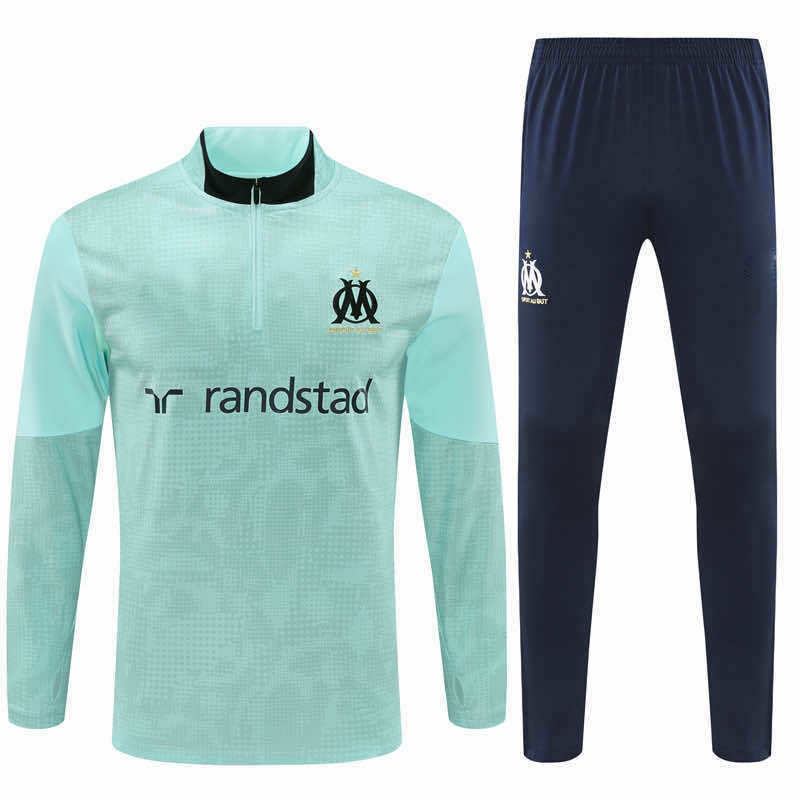 2526 season Olympique de Marseille Half zip training suit set