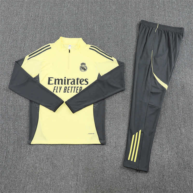 2526 season Real Madrid CF Half zip training suit set
