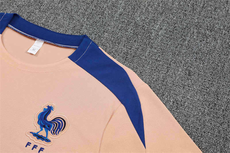 2526 season France Training clothes suit Short sleeve Fan version