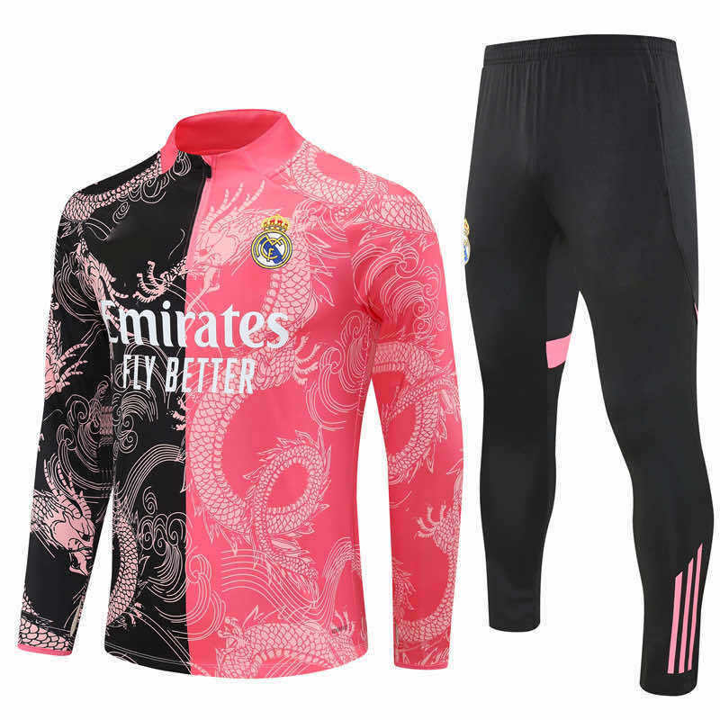 2526 season Real Madrid CF Half zip training suit set