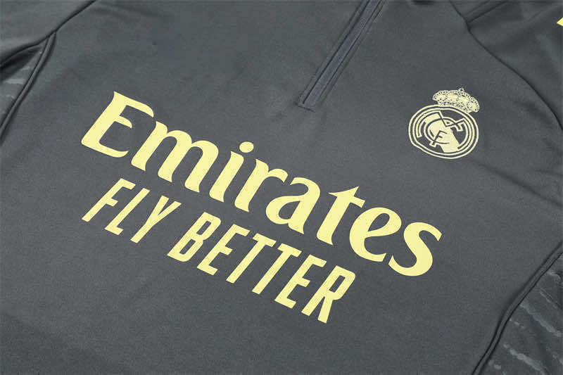 2526 season Real Madrid CF Half zip training suit set