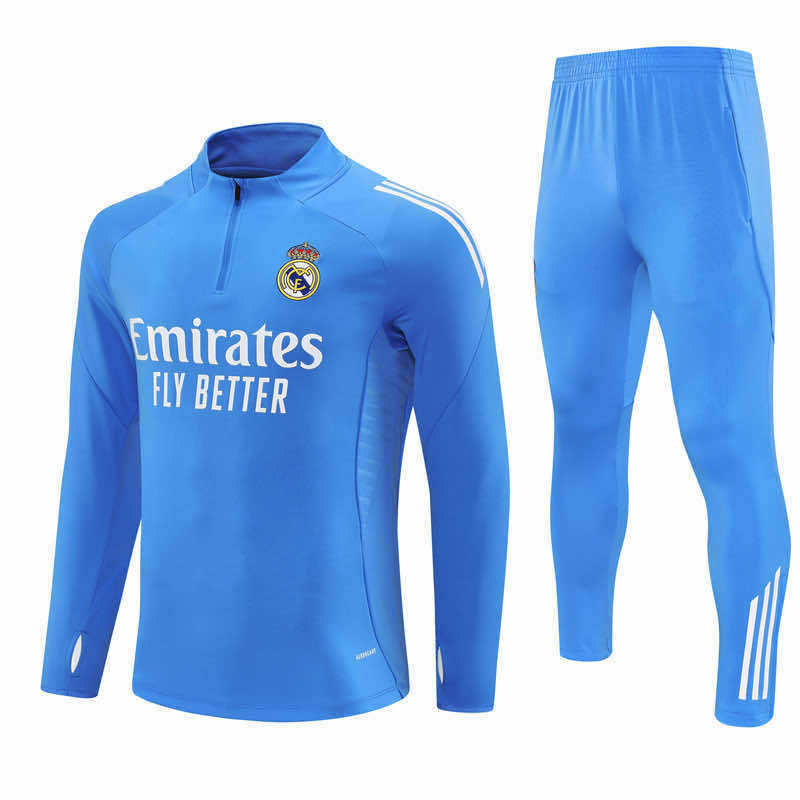 2526 season Real Madrid CF Half zip training suit set