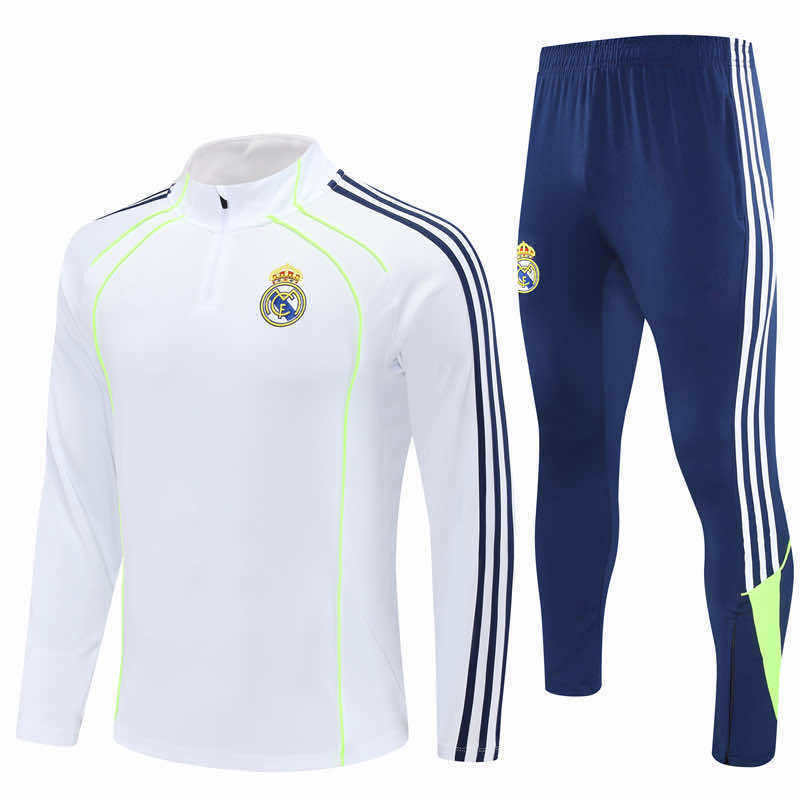 2526 season Real Madrid CF Half zip training suit set