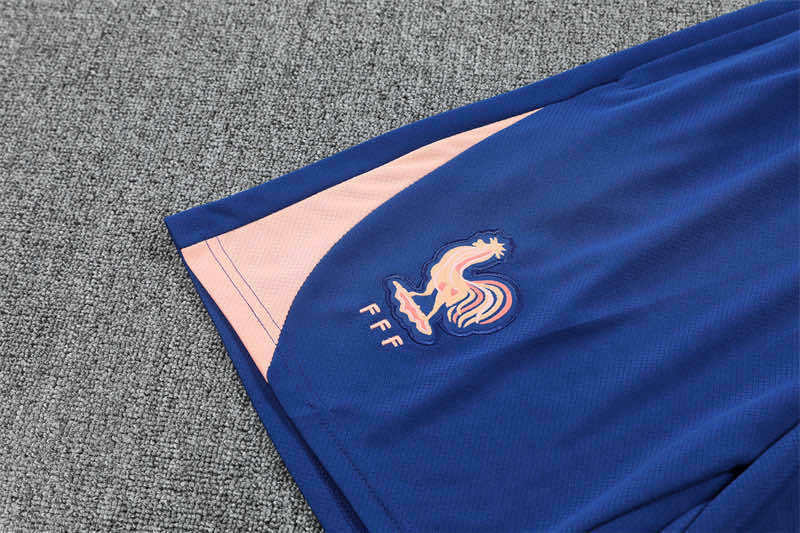 2526 season France Training clothes suit Short sleeve Fan version