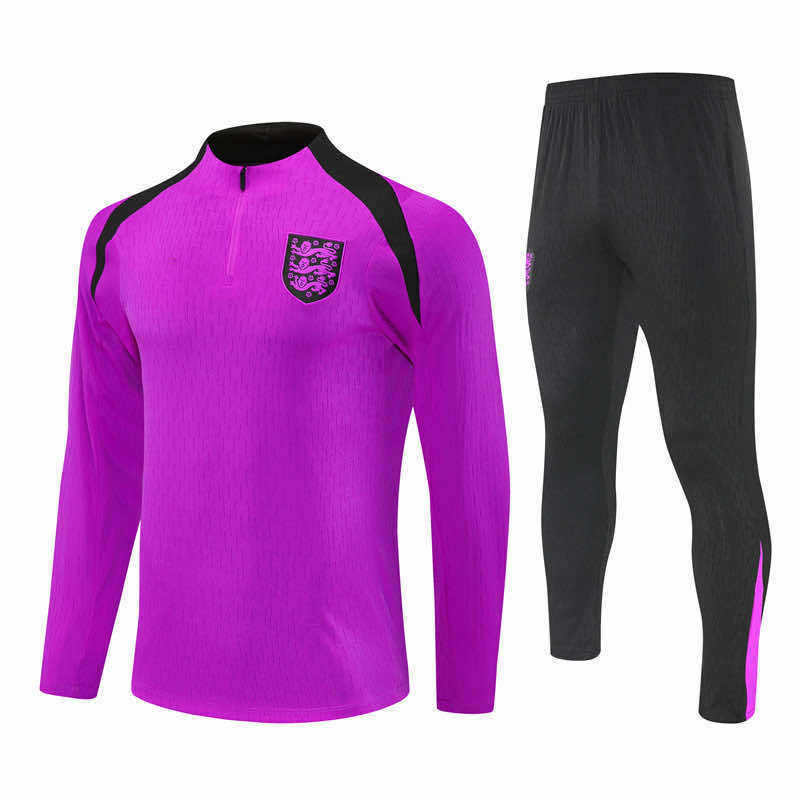 2526 season England Half zip training suit set