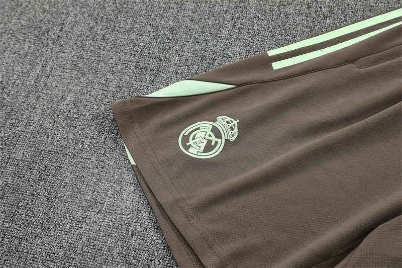 2526 season Real Madrid CF Training clothes suit Short sleeve Fan version