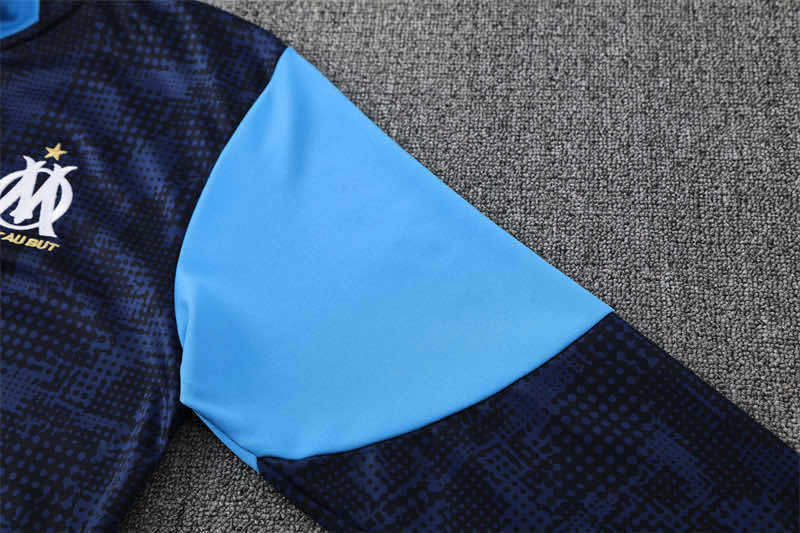 2526 season Olympique de Marseille Half zip training suit set