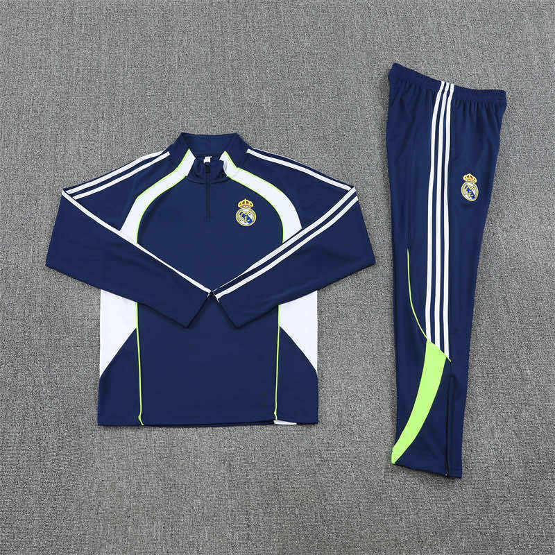 2526 season Real Madrid CF Half zip training suit set