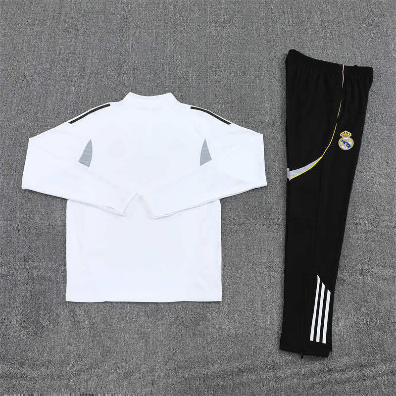 2526 season Real Madrid CF Half zip training suit set
