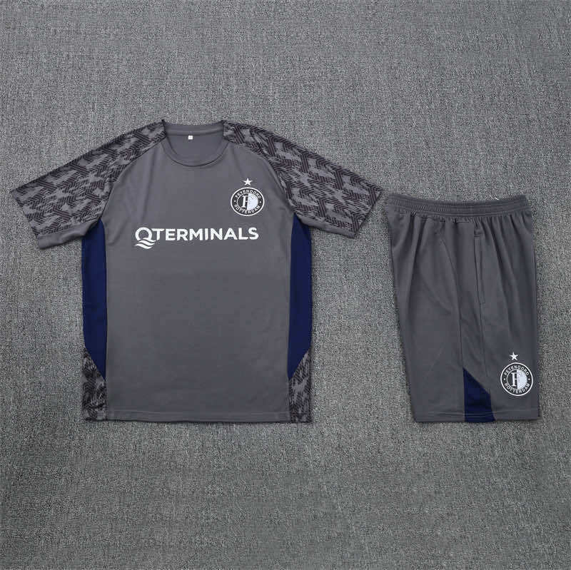 2526 season Feyenoord Training clothes suit Short sleeve Fan version