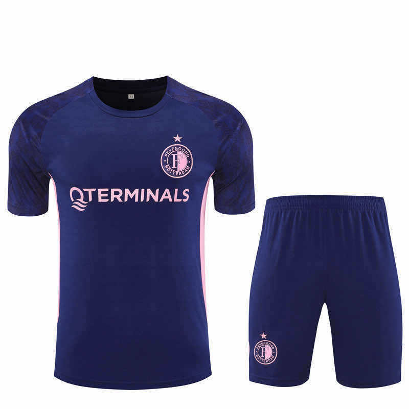2526 season Feyenoord Training clothes suit Short sleeve Fan version