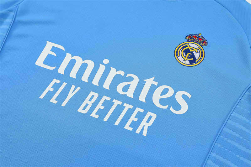 2526 season Real Madrid CF Training clothes suit Short sleeve Fan version