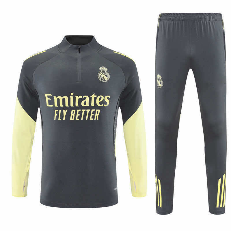 2526 season Real Madrid CF Half zip training suit set