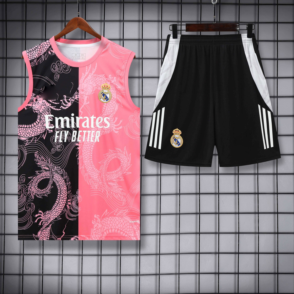 2526 season Real Madrid CF Training clothes suit vest Fan version