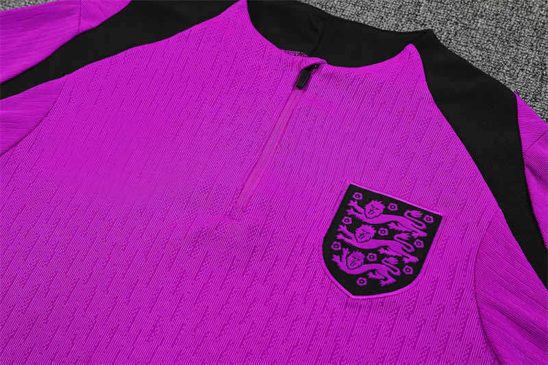 2526 season England Half zip training suit set