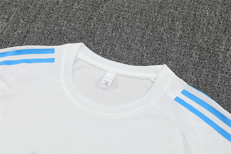 2526 season Real Madrid CF Training clothes suit Short sleeve Fan version
