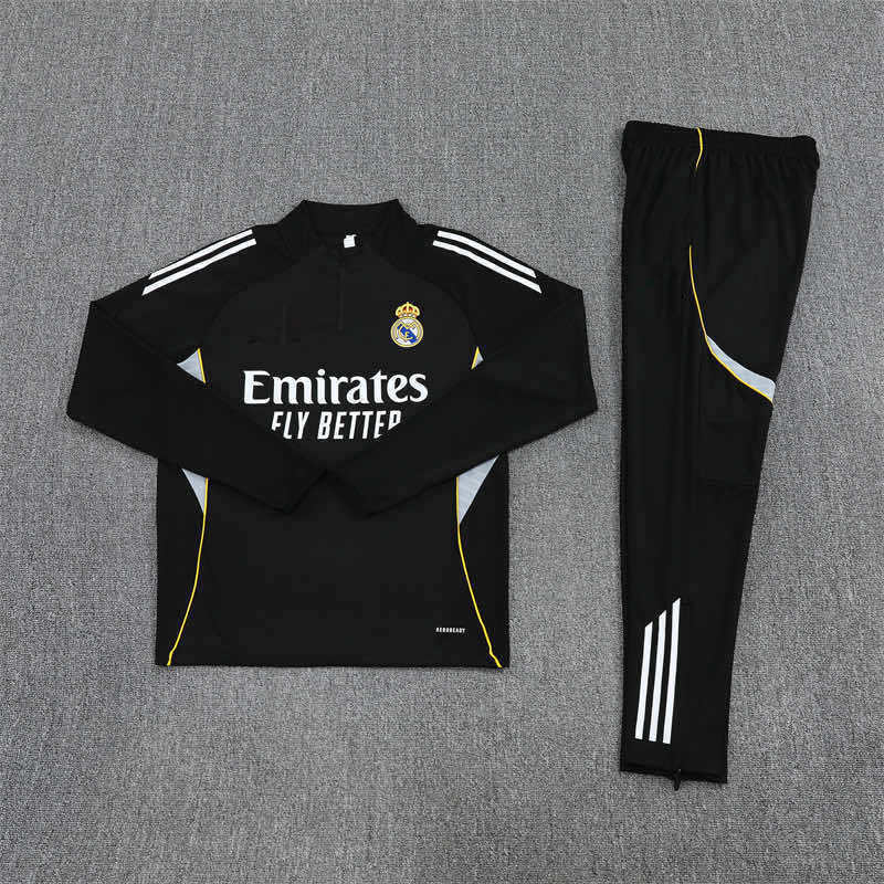 2526 season Real Madrid CF Half zip training suit set