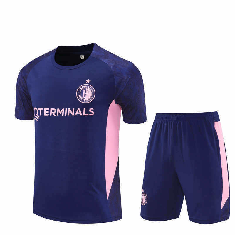 2526 season Feyenoord Training clothes suit Short sleeve Fan version