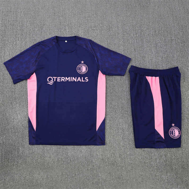 2526 season Feyenoord Training clothes suit Short sleeve Fan version