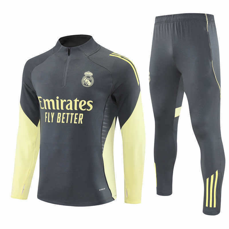 2526 season Real Madrid CF Half zip training suit set