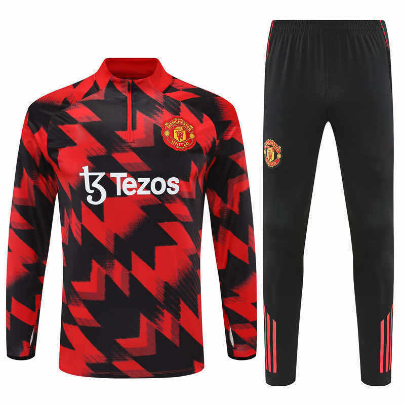 2526 season Manchester United F.C.  Half zip training suit set