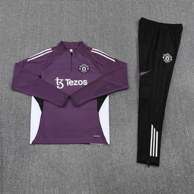 2526 season Manchester United F.C.  Half zip training suit set
