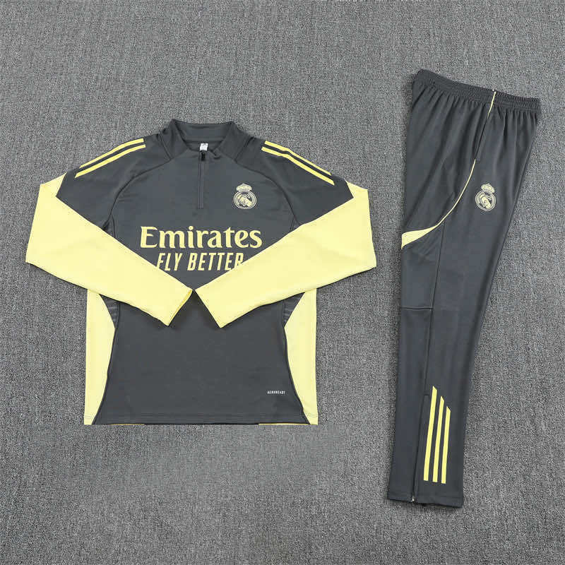 2526 season Real Madrid CF Half zip training suit set