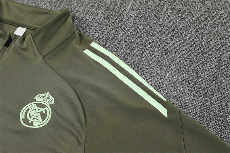 2526 season Real Madrid CF Half zip training suit set