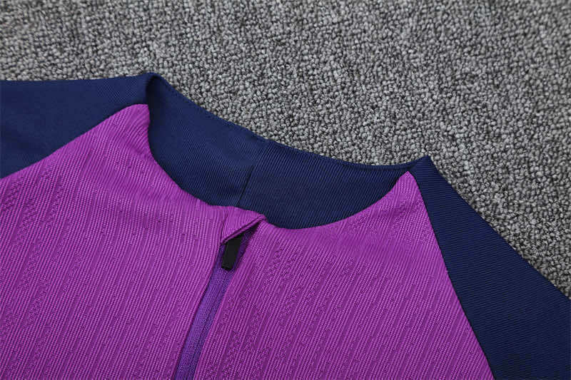 2526 season FC Barcelona / Barça Half zip training suit set