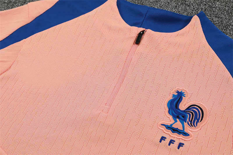 2526 season France Half zip training suit set