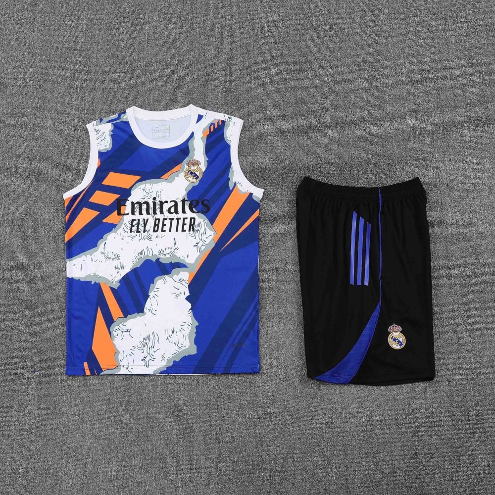 2526 season Real Madrid CF Training clothes suit vest Fan version
