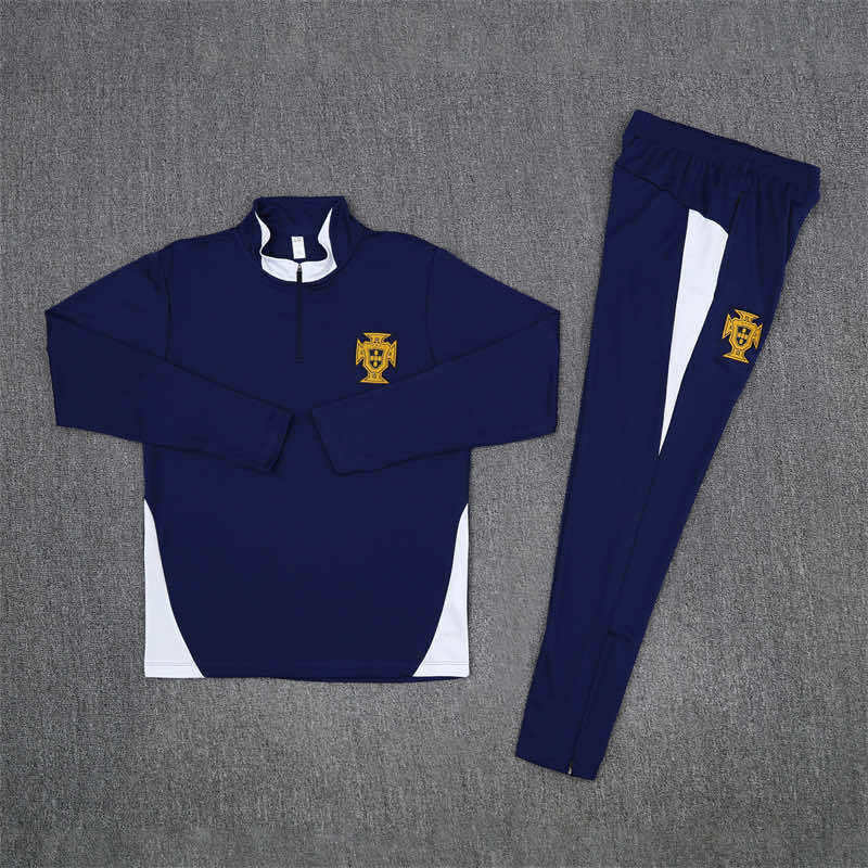 2526 season Portugal Half zip training suit set
