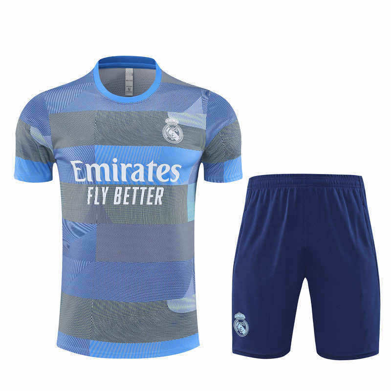 2526 season Real Madrid CF Training clothes suit Short sleeve Fan version